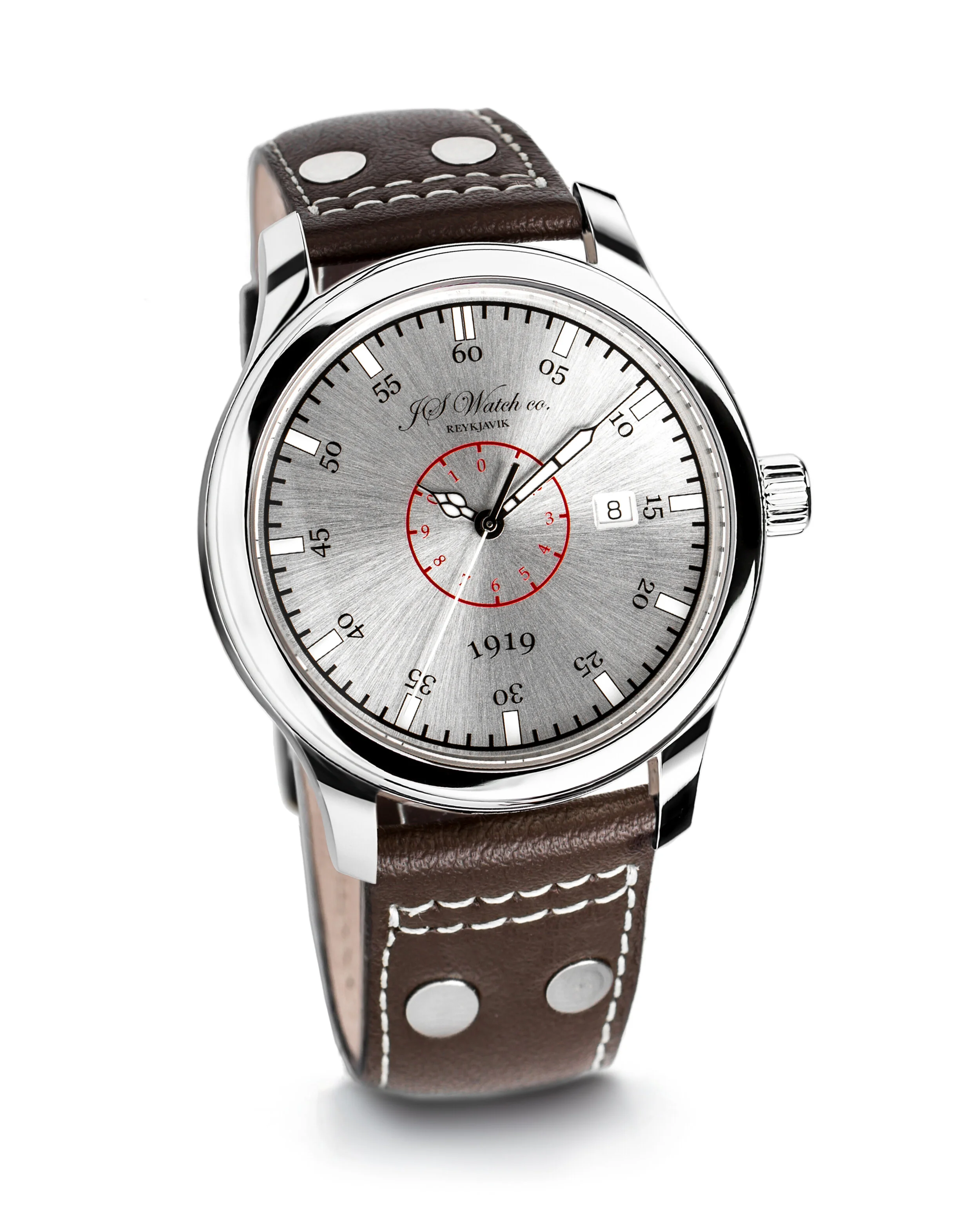 JS Watch Company Reykjavik — Islandus 1919 SIlver